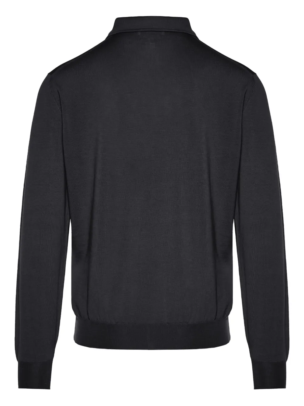 Lardini Poloshirt met lange mouwen - Grijs