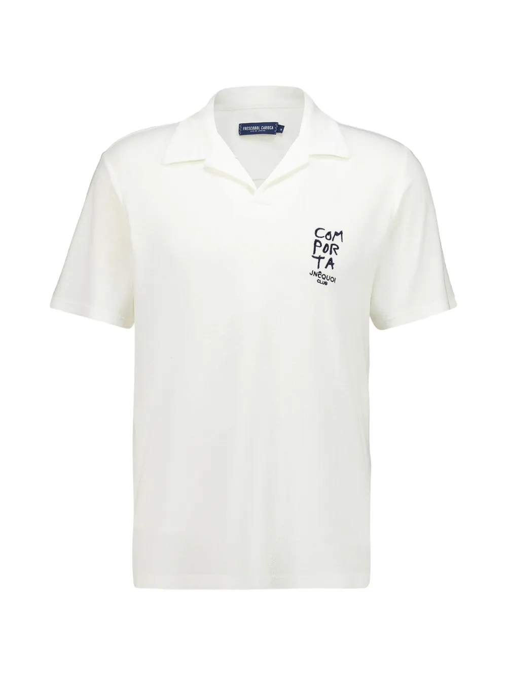 Frescobol Carioca Faustino Terry Comporta polo shirt - Nude