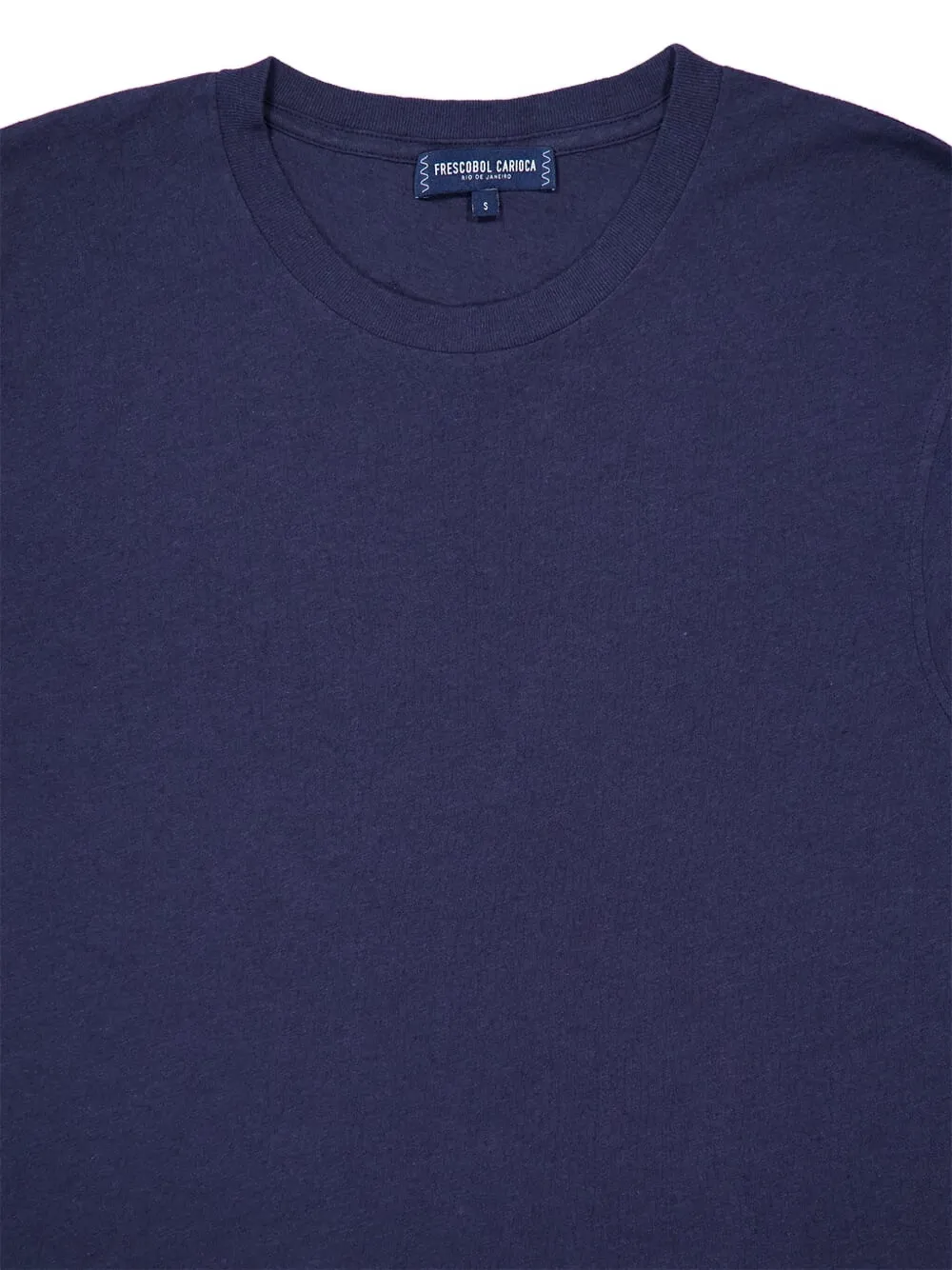 Frescobol Carioca T-shirt met ronde hals Blauw