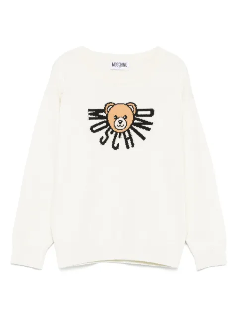 Moschino Kids Teddy Bear-logo sweater