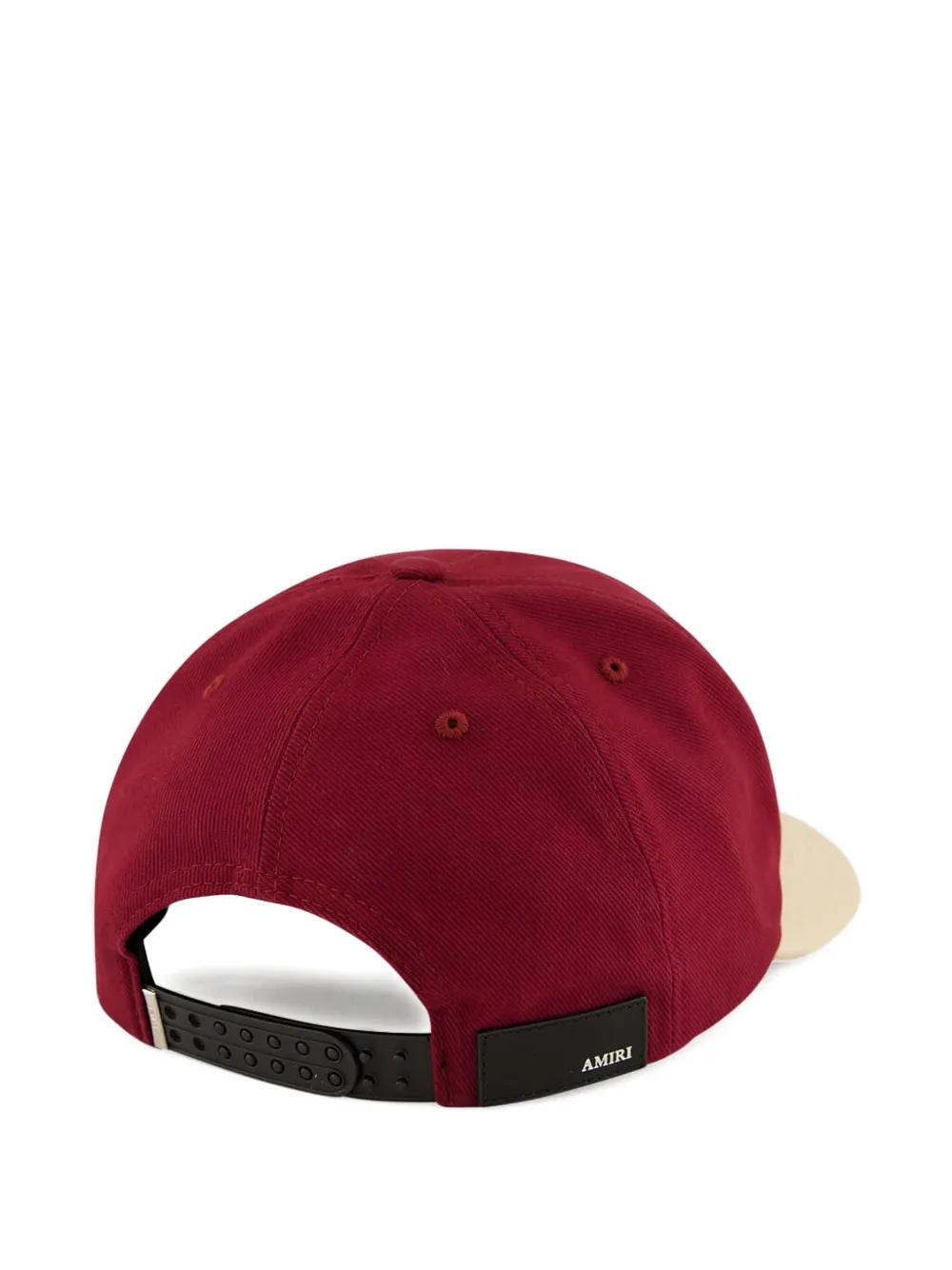 AMIRI two-tone cotton cap - Rood