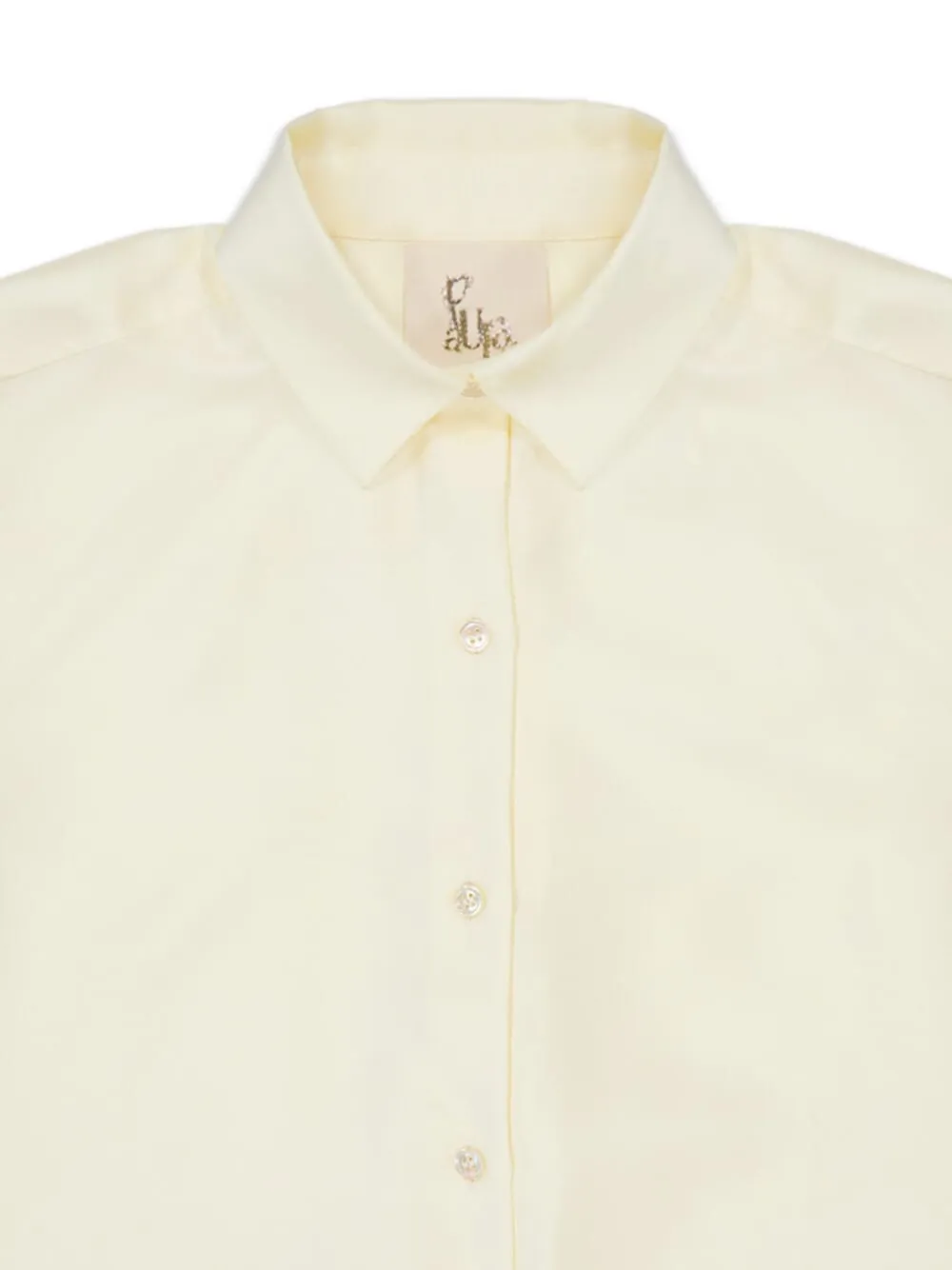  Paula Long-sleeve Silk Shirt - Neutrals 