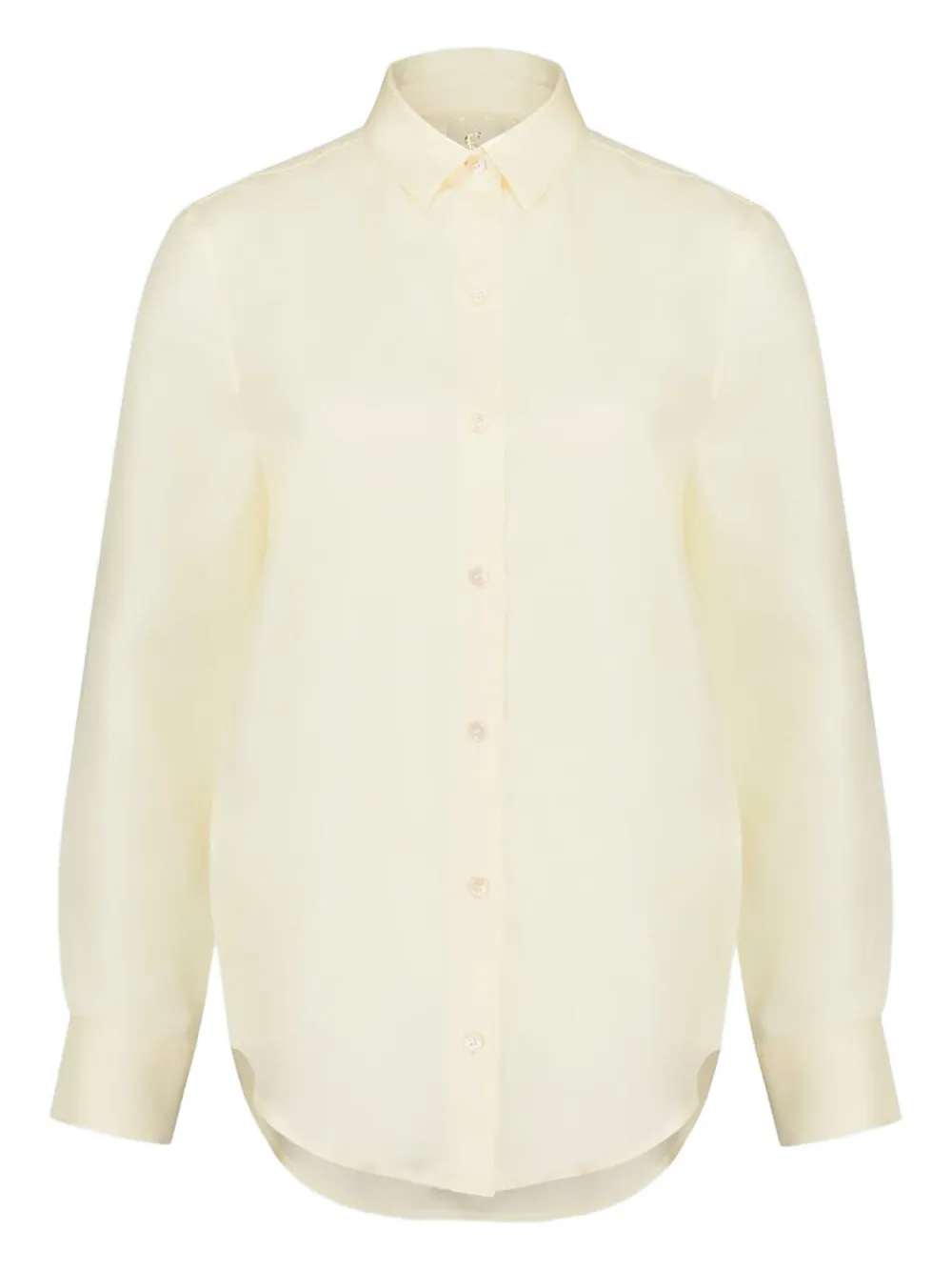 PAULA Camicia in seta a maniche lunghe - Toni neutri