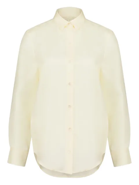 PAULA long-sleeve silk shirt