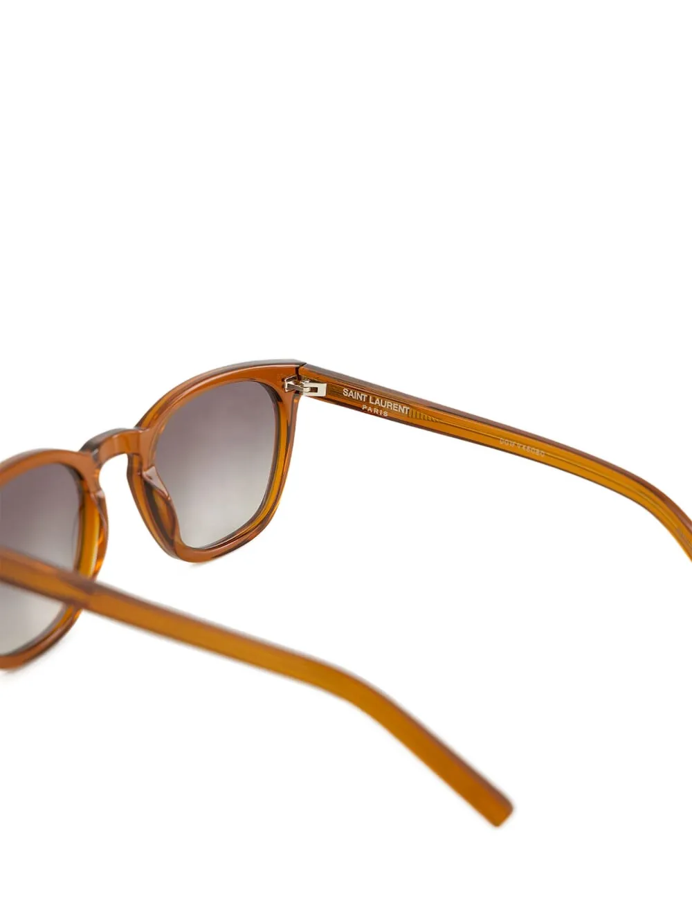 Saint Laurent SL28 zonnebril met vierkant montuur Bruin
