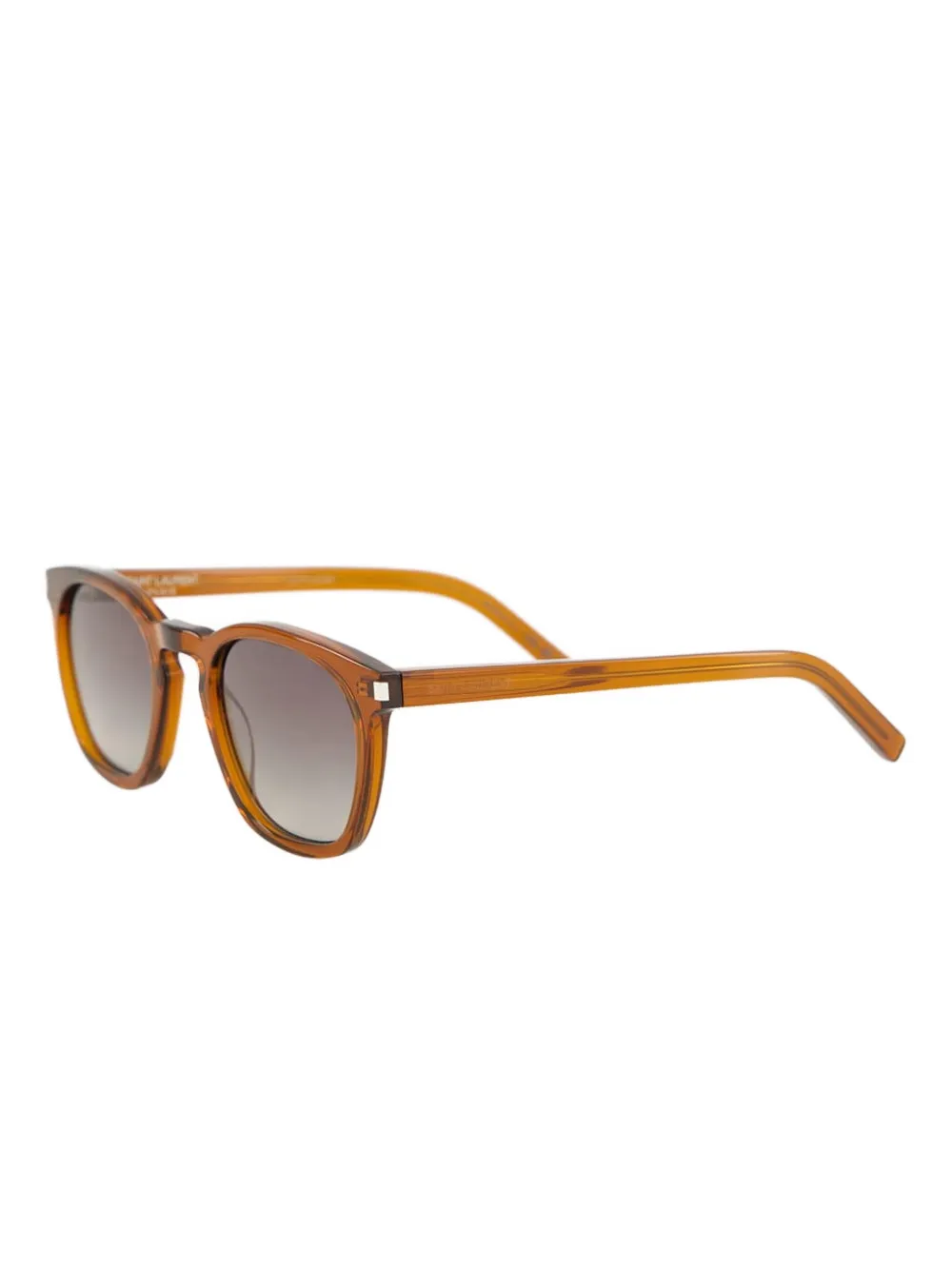 Saint Laurent SL28 zonnebril met vierkant montuur Bruin