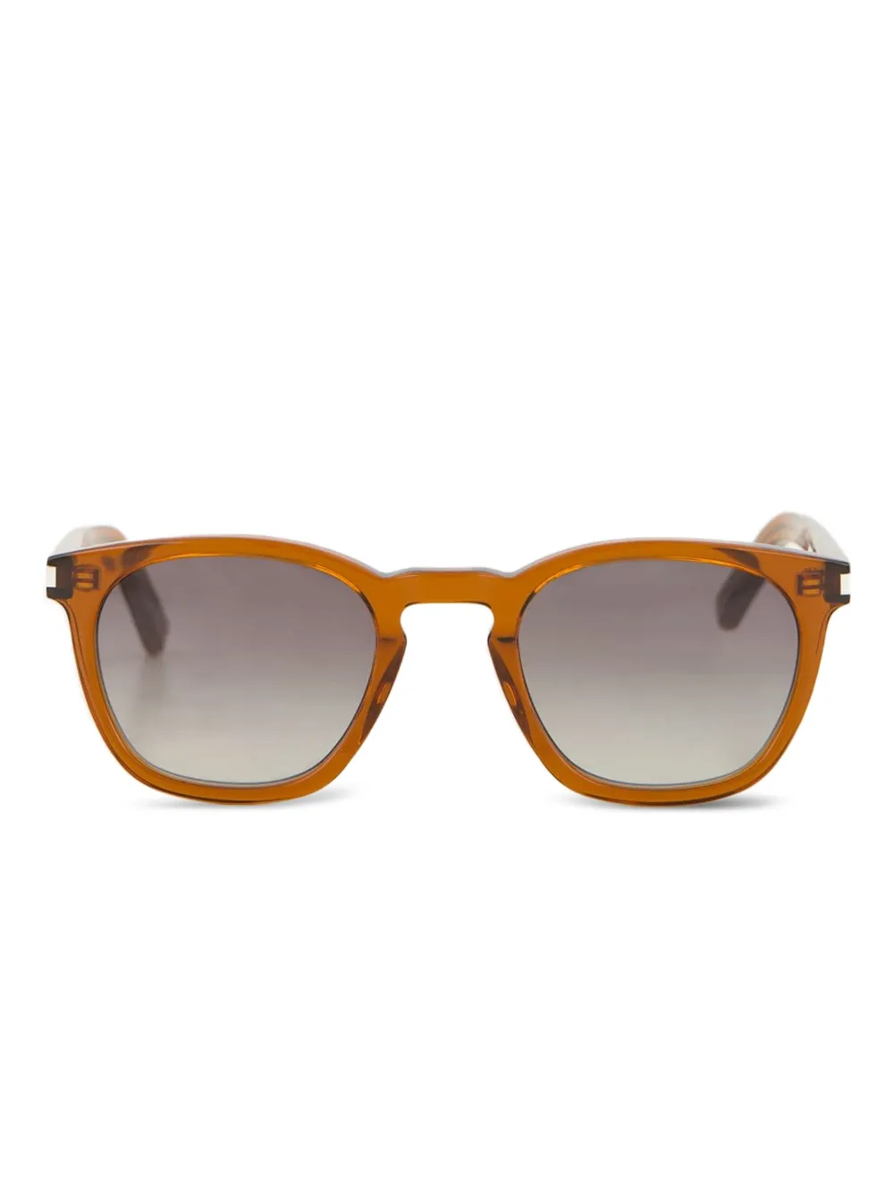 Saint Laurent SL28 zonnebril met vierkant montuur Bruin
