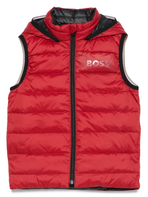 BOSS hooded quilted gilet
