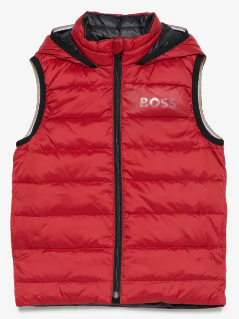 BOSS hooded quilted gilet