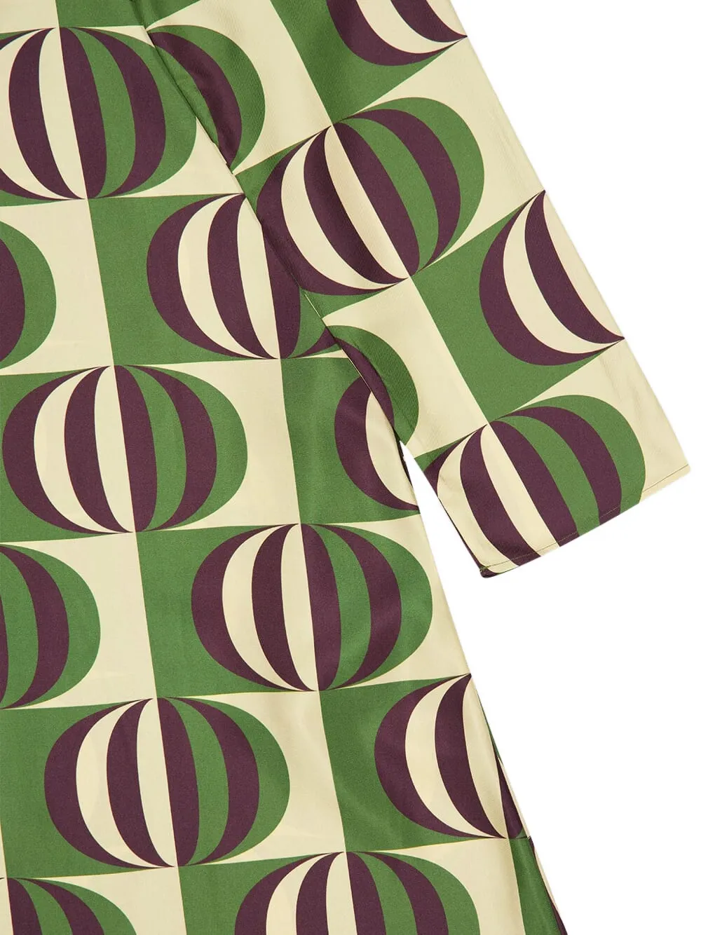 PAULA Jurk met geometrische print Groen