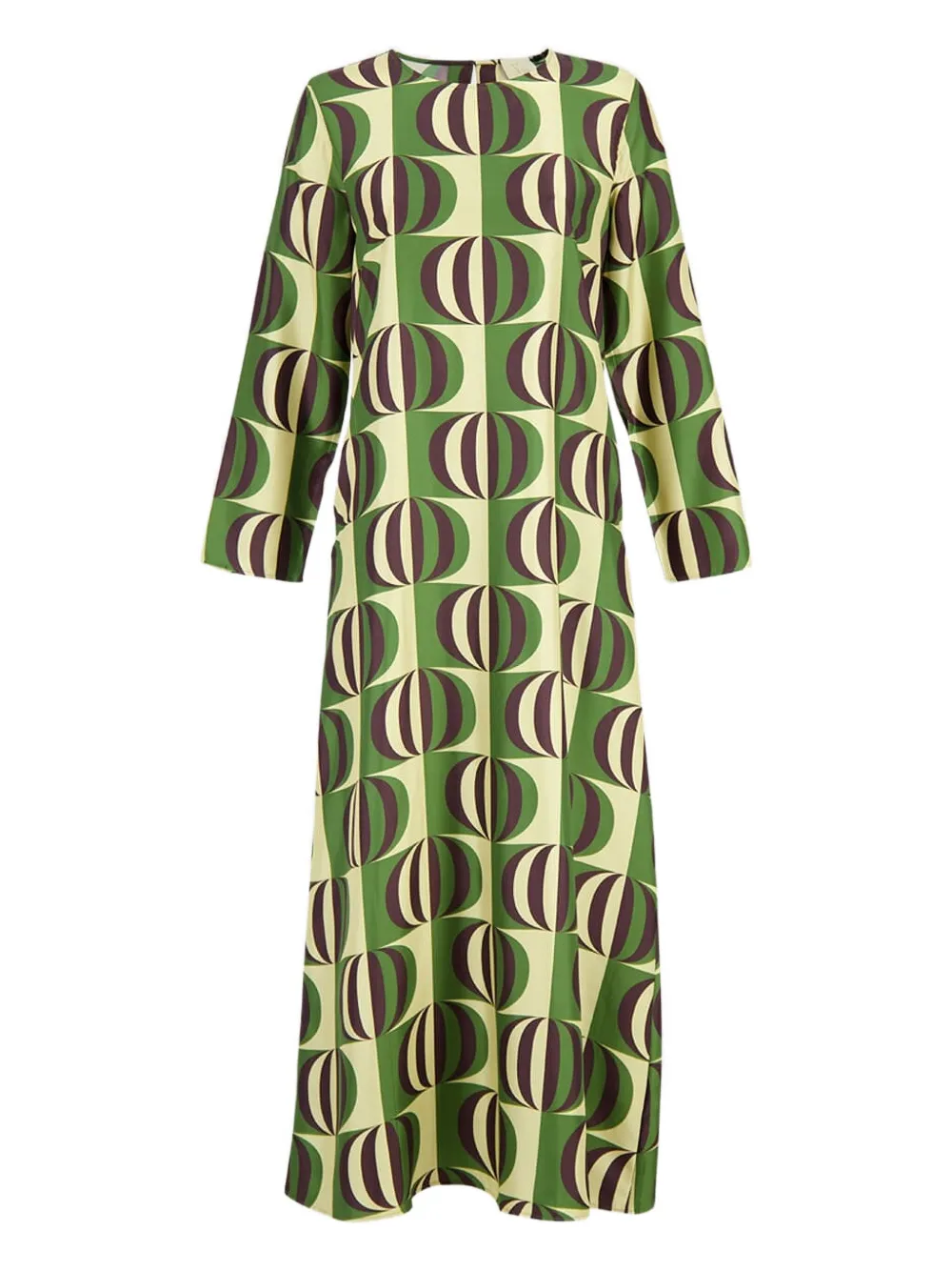 PAULA Kleid mit geometrischem Print - Grün