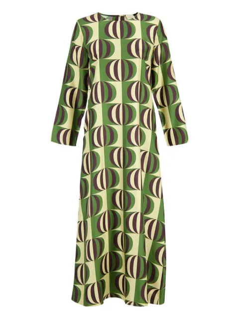 PAULA geometric-print dress