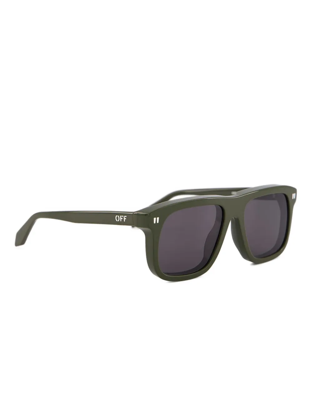 Off-white Eyewear Clearwater Rectangle-frame Sunglasses In Black
