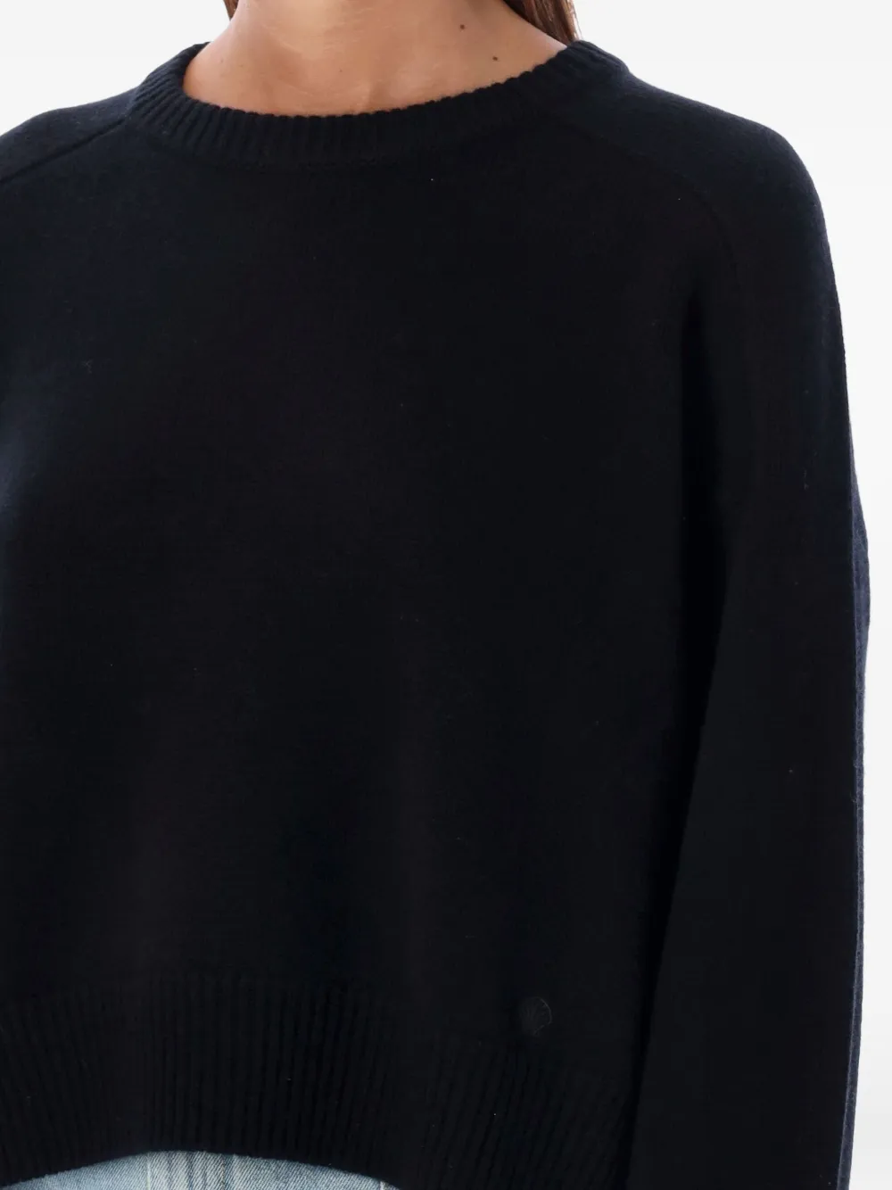 LouLou de Saison knitted sweater Zwart
