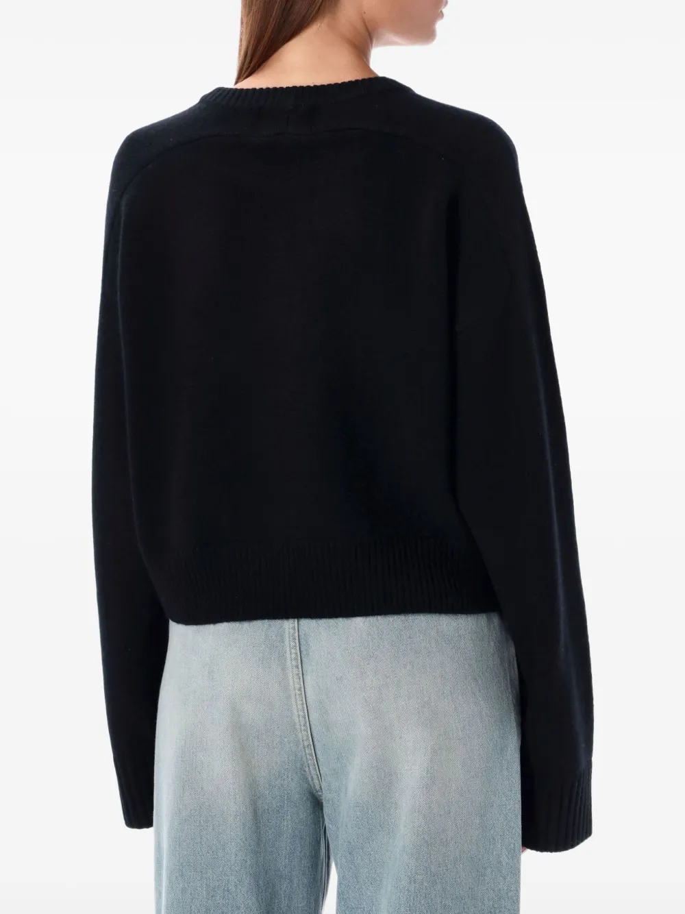 LouLou de Saison knitted sweater Zwart