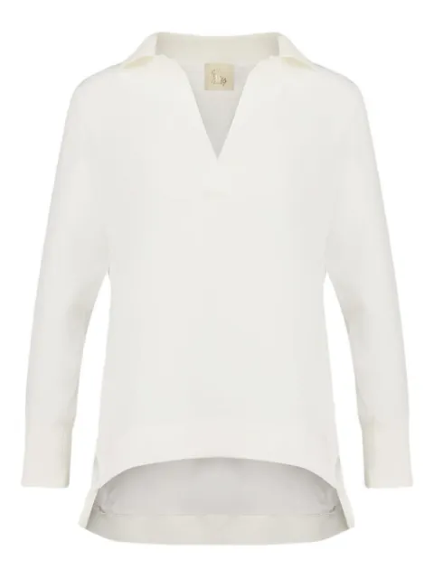 PAULA V-neck long-sleeve top