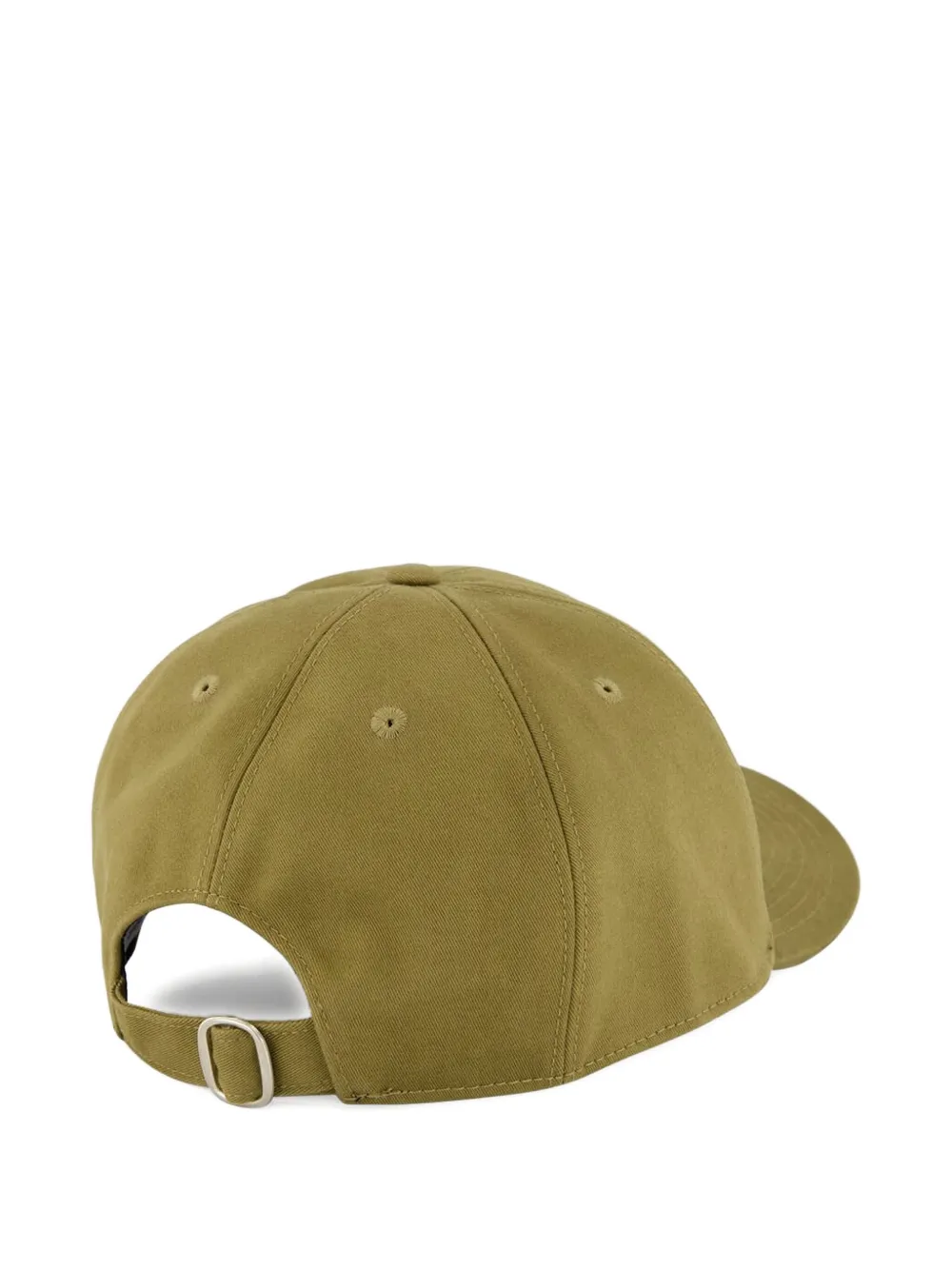 Off-white Embroidered Drill Baseball Cap In Green