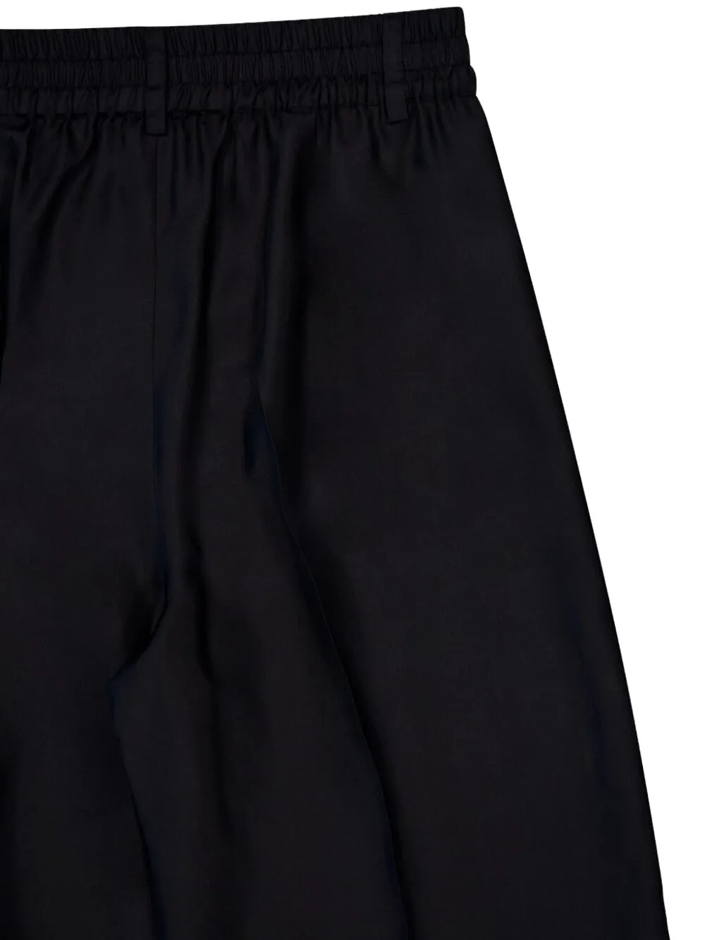 Paula Seidenhose Mit Falten In Black