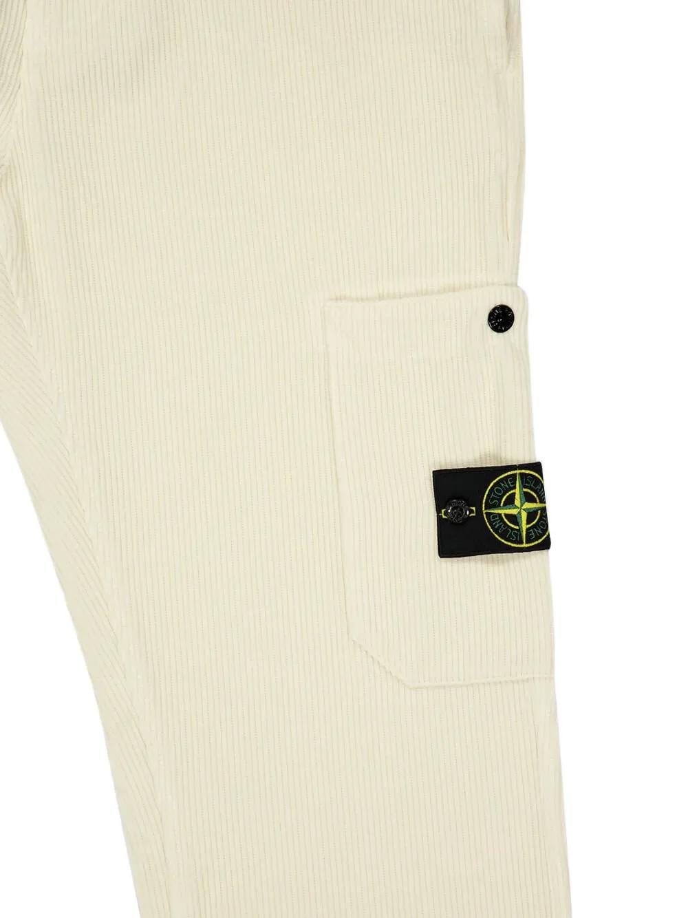 Stone Island Broek met Compass-logopatch Beige