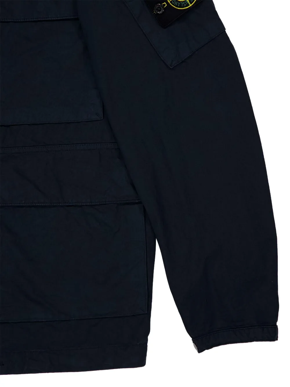 Stone Island Jack met vier zakken en rits Blauw