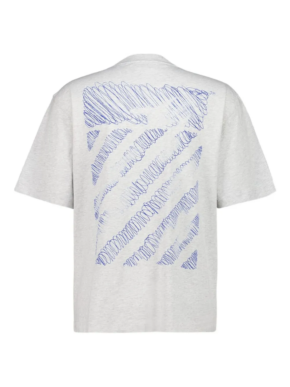 Off-White Scribble Skate katoenen T-shirt - Grijs