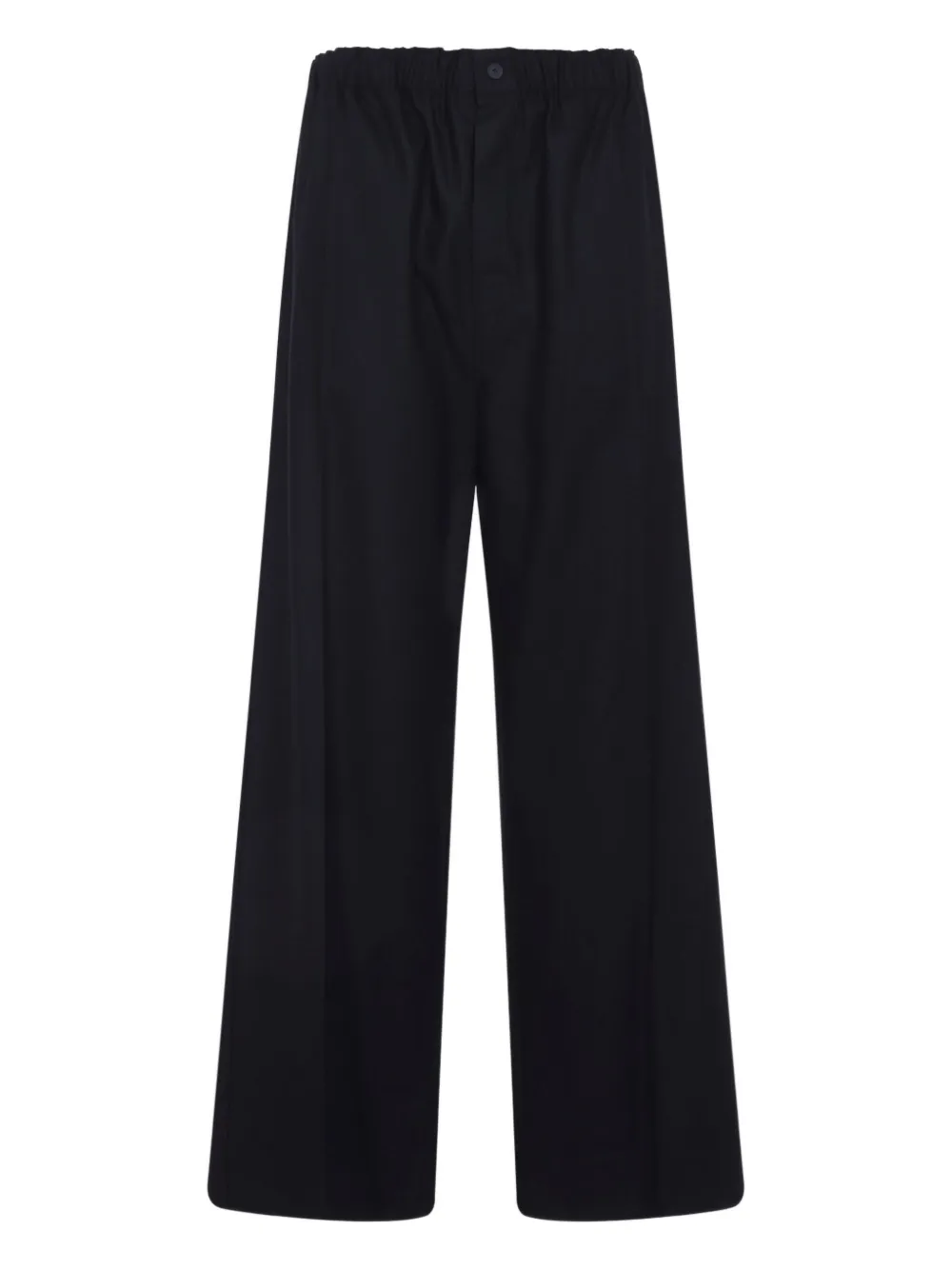 Carven elastic-waist wide-leg trousers - ブラック Carven elastic-waist wide-leg trousers - ブラック