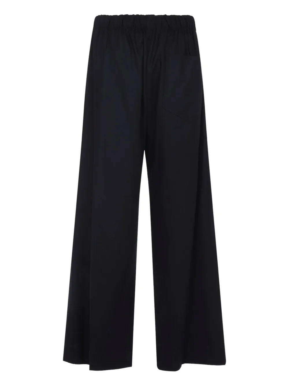 Carven elastic-waist wide-leg trousers - Zwart