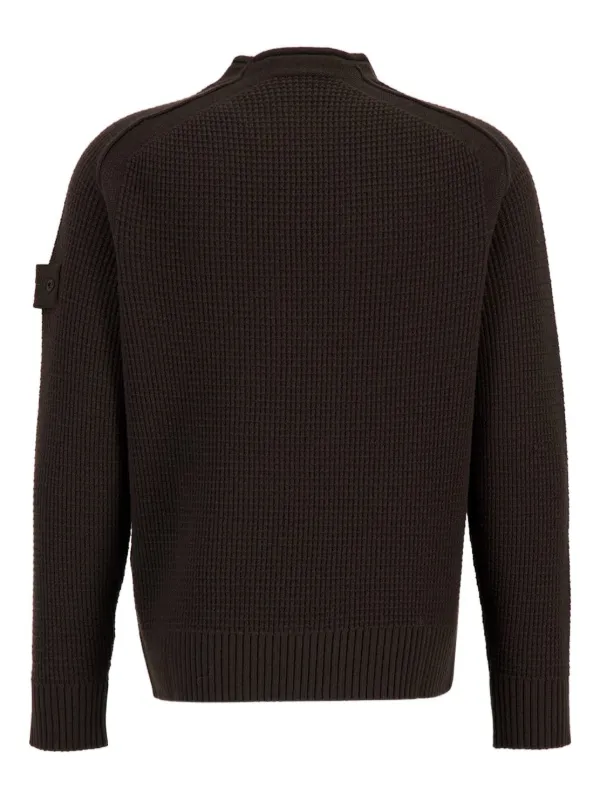 Stone Island ワッフルニット セーター | ブラウン | FARFETCH JP