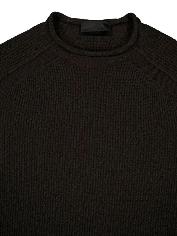 Stone Island ワッフルニット セーター | ブラウン | FARFETCH JP