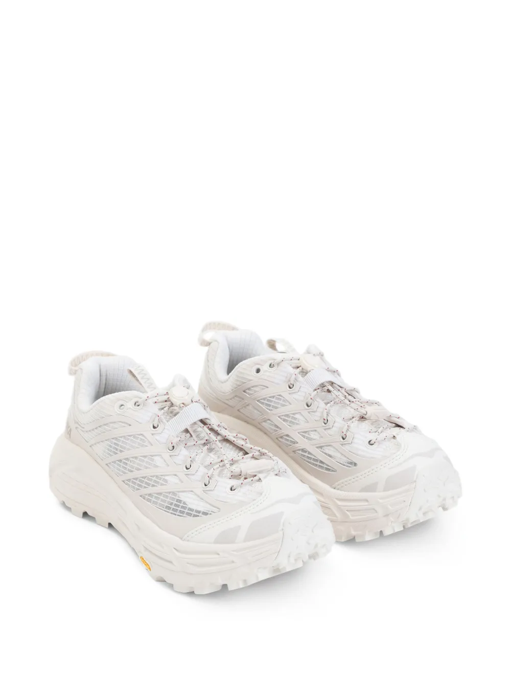 HOKA Mafate Three2 mesh-panel sneakers Neutrals