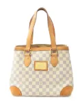 Louis Vuitton Pre-Owned 2008 Damier Azur Hampstead PM tote bag - White