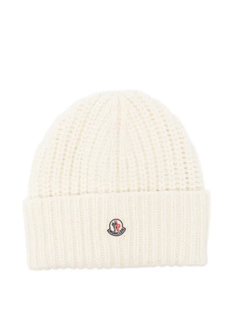 Moncler ribbed beanie