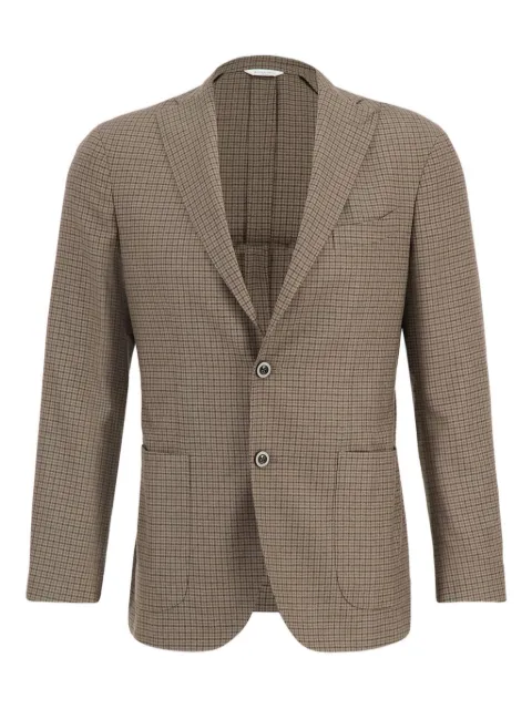 Boglioli single-breasted checked blazer