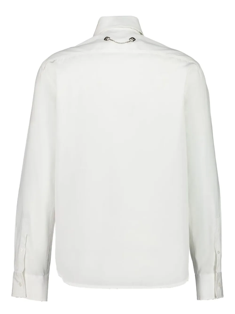 Off-White side-zip long-sleeve shirt - Wit
