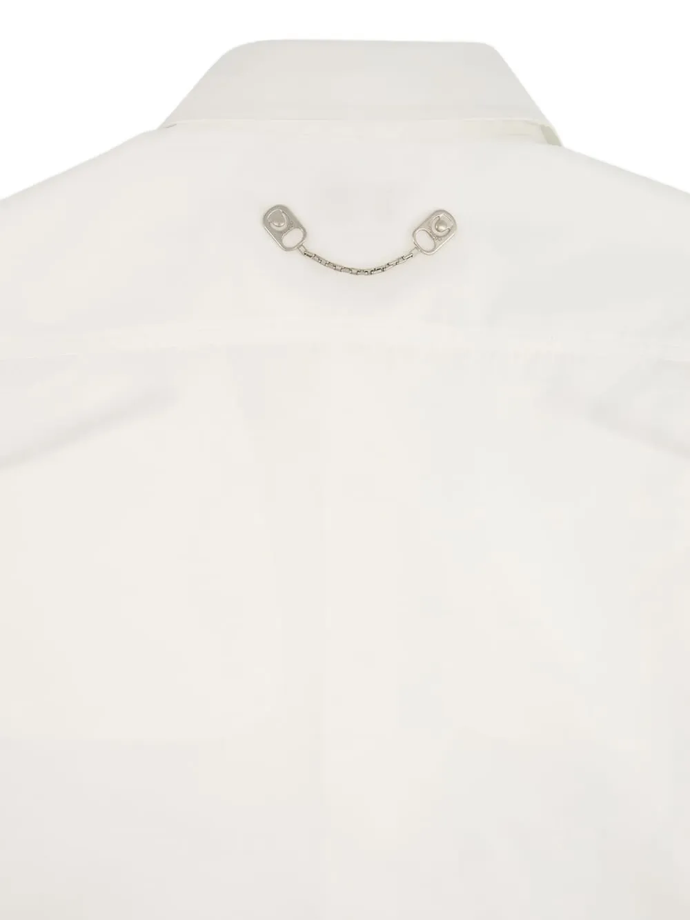 Off-White Overhemd met rits aan de zijkant Wit