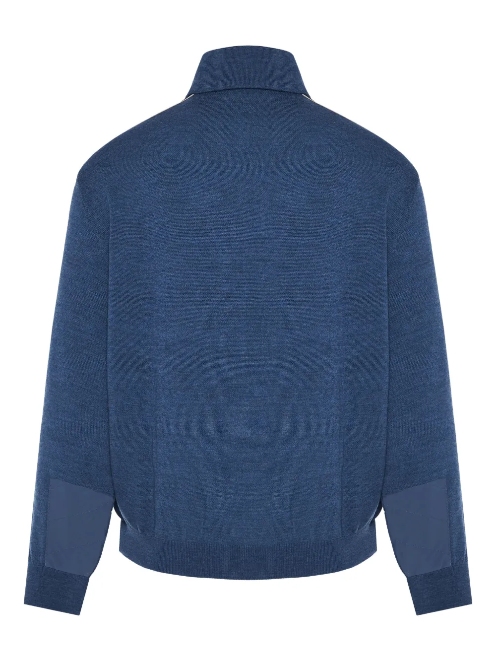 Paul & Shark zip-fastening contrast-panel sweater - Blauw