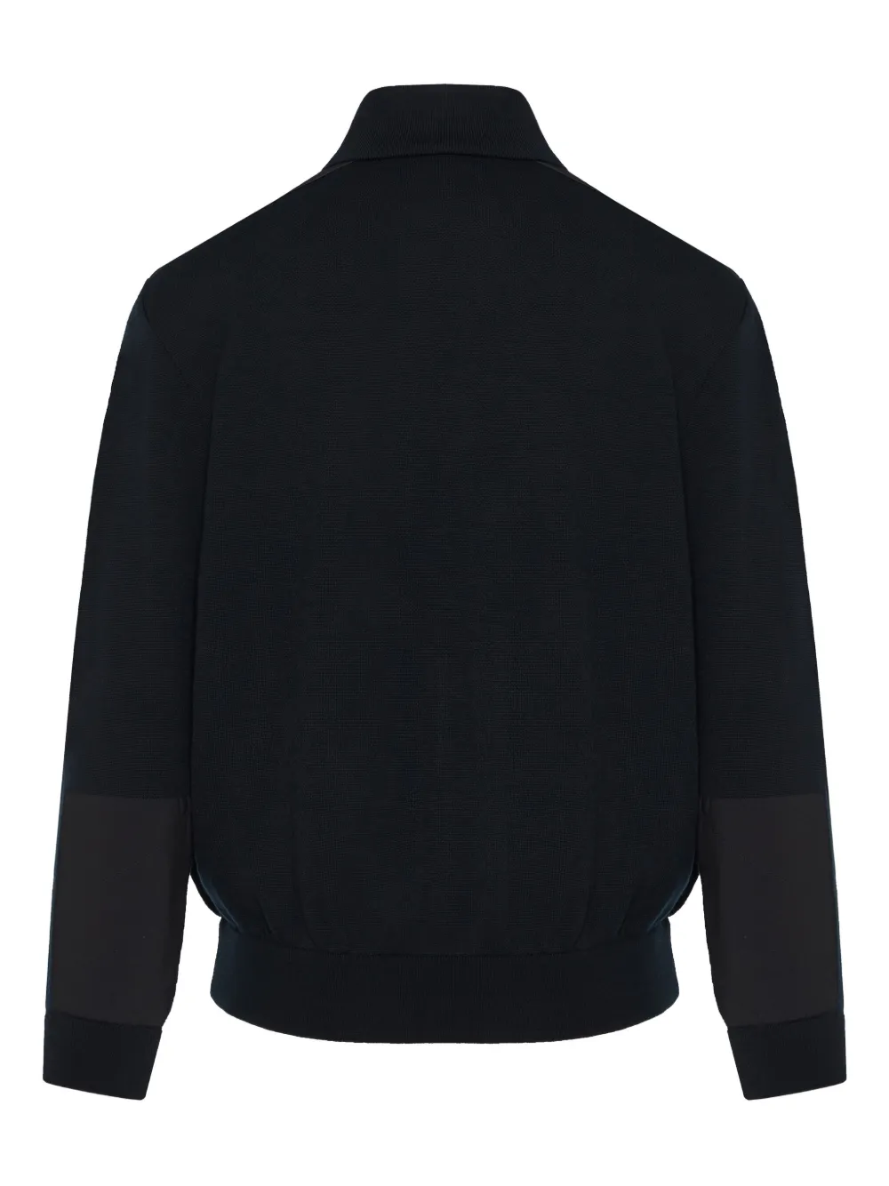 Paul & Shark high-neck panelled sweater - Zwart