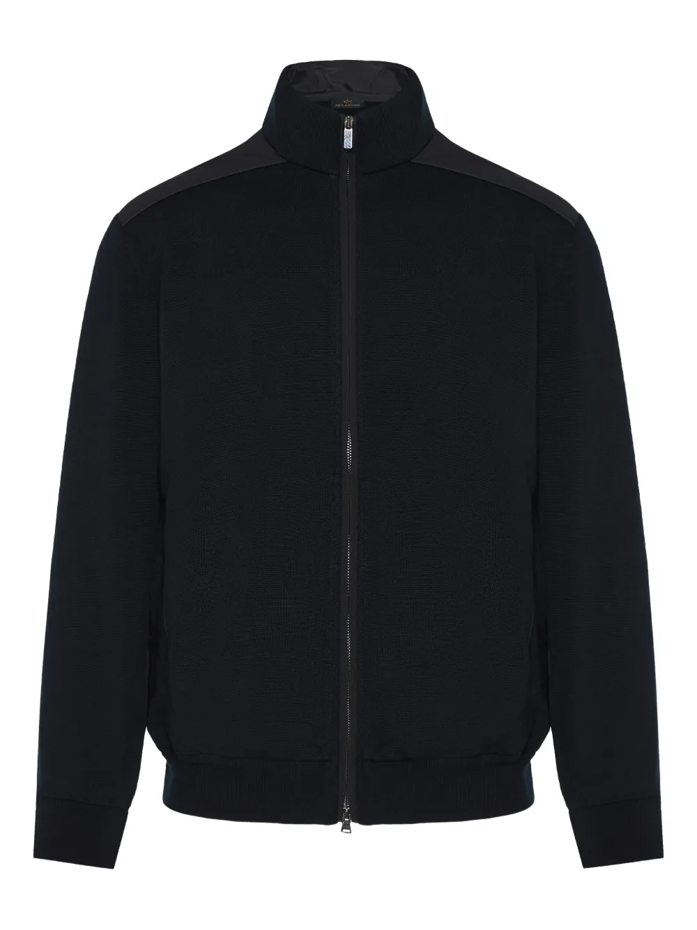 Paul & Shark high-neck panelled sweater | Black | Image 1