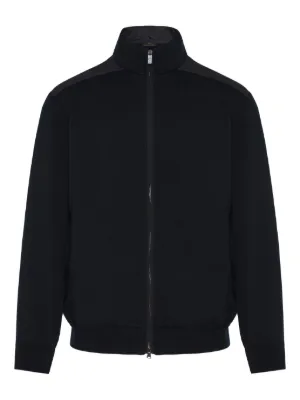 ポール＆シャーク ダブルカーディガン ニット ジャケット Paul & Shark リブニット カーディガン | ブラック | FARFETCH JP