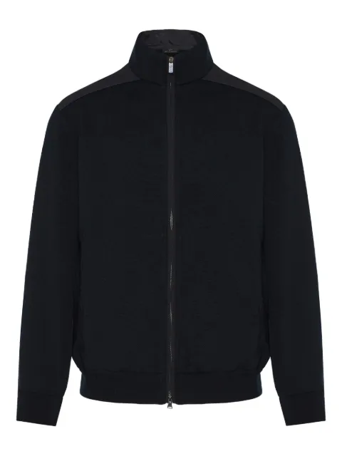 Paul & Shark high-neck panelled sweater