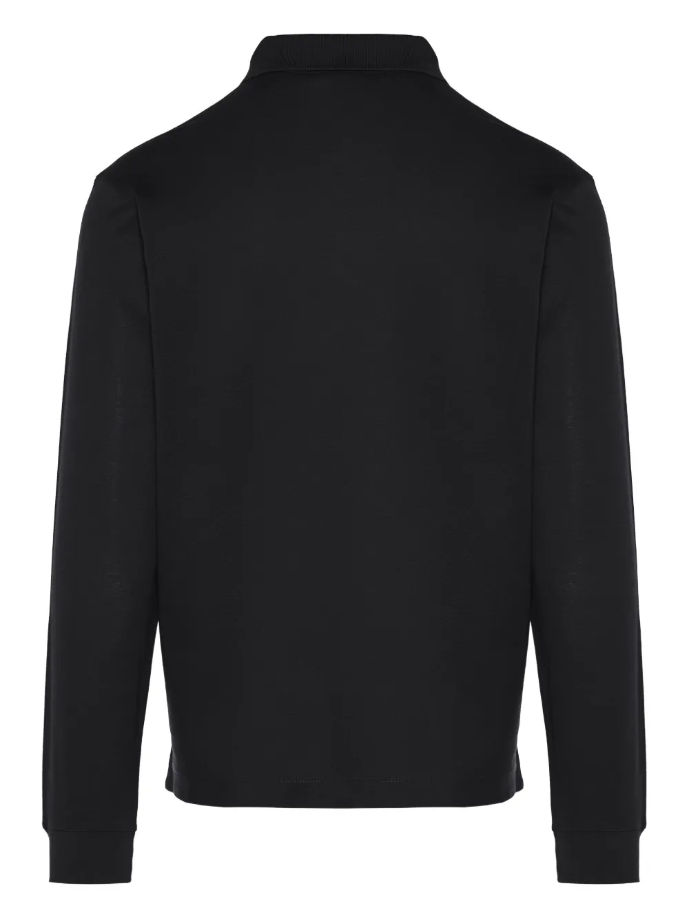 Paul & Shark long-sleeve polo shirt - Zwart