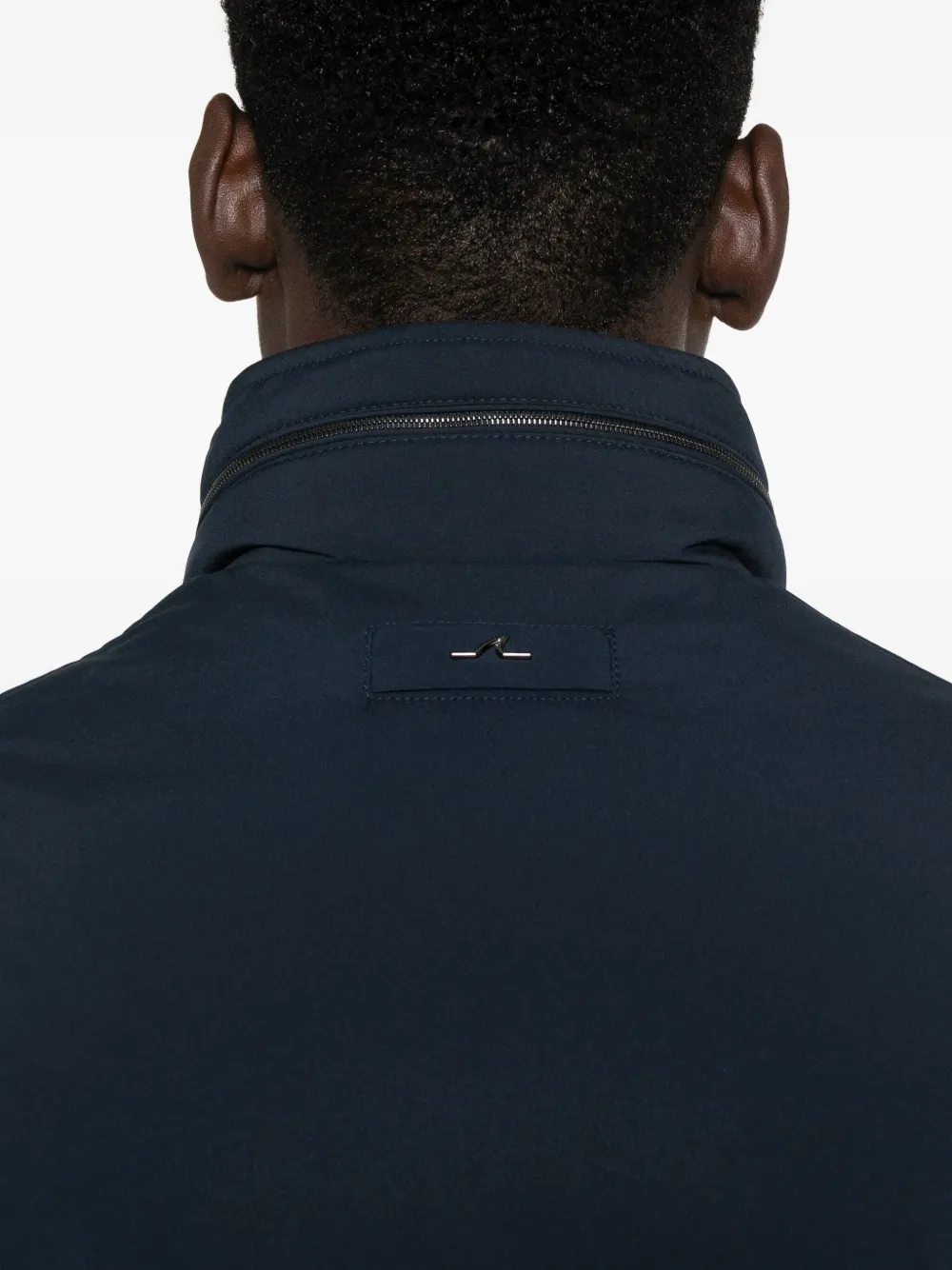 Paul & Shark Flap-pocket Stand-collar Jacket In Blue