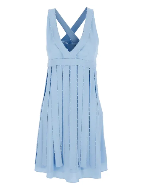 Giovanni Bedin cross-back pleated midi dress
