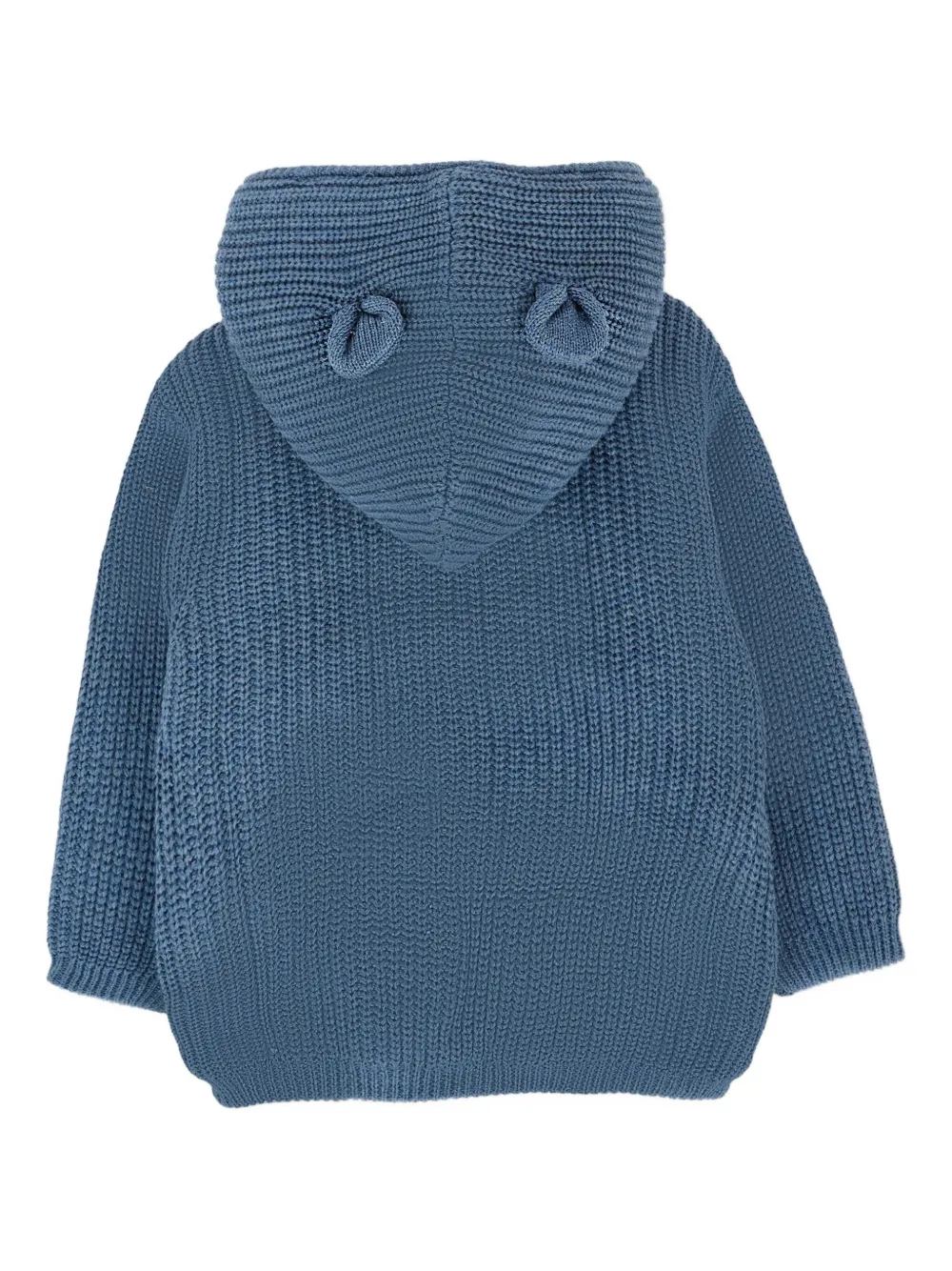 Mayoral hooded knitted cardigan Blauw
