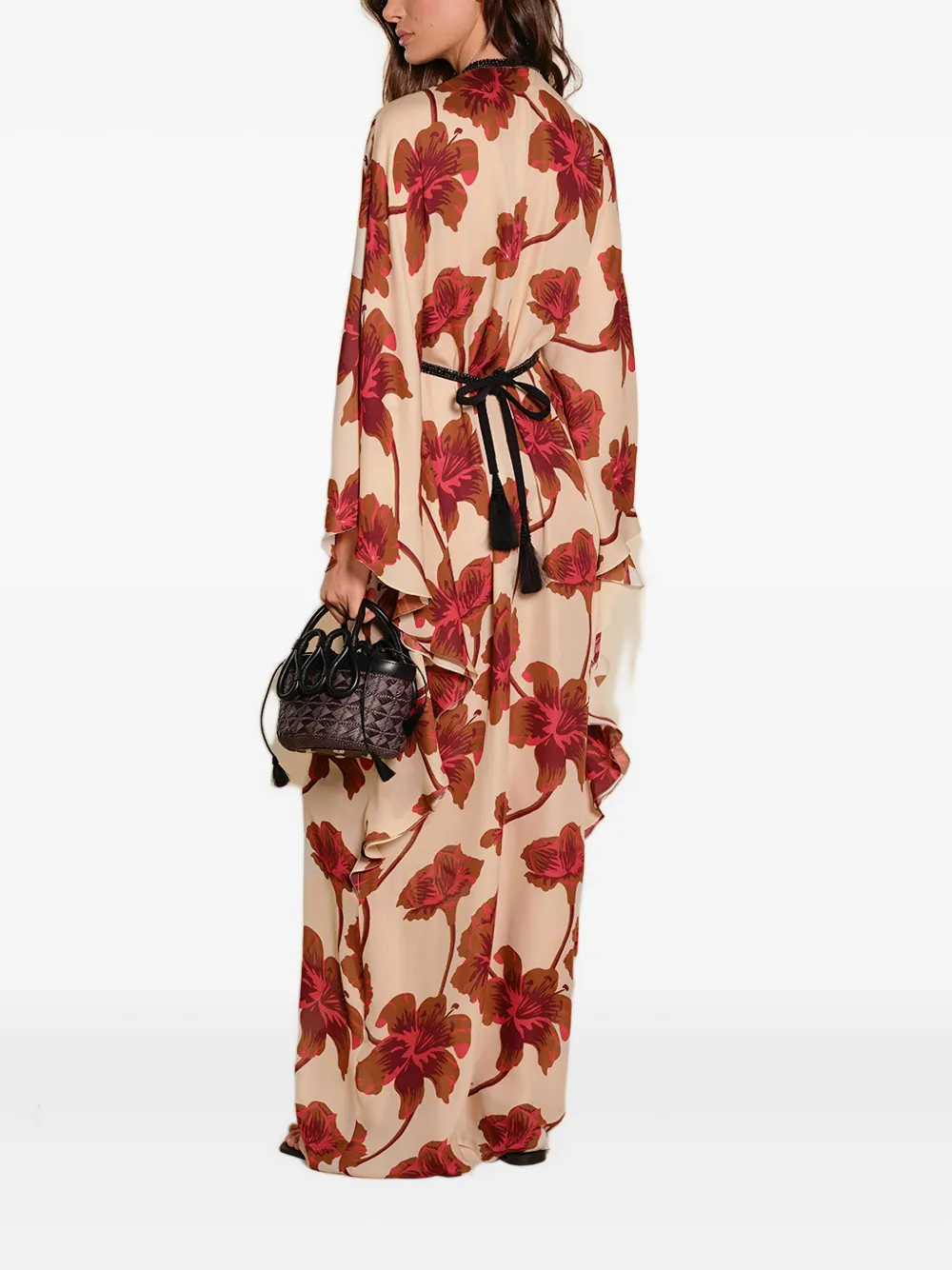 Johanna Ortiz Maxi-jurk met bloemenprint Beige