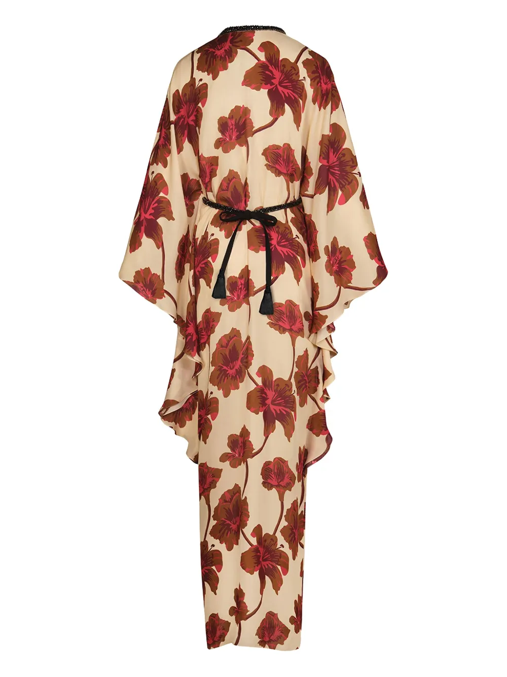 Johanna Ortiz Maxi-jurk met bloemenprint Beige
