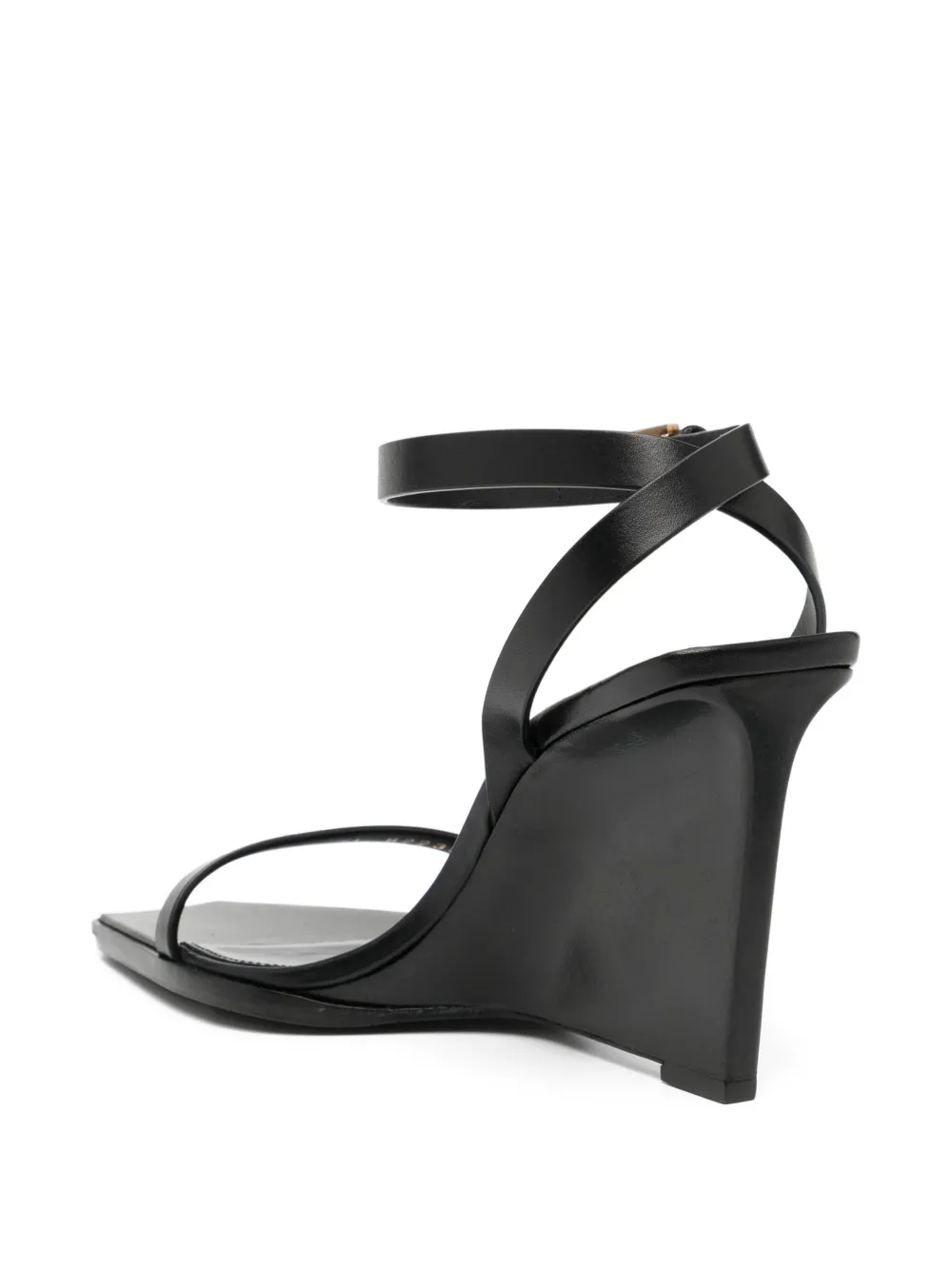 Saint Laurent 90 mm Nicla sandalen Zwart