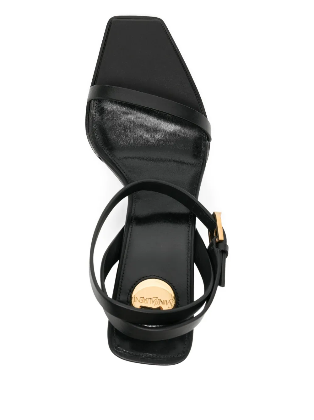 Saint Laurent 90 mm Nicla sandalen Zwart
