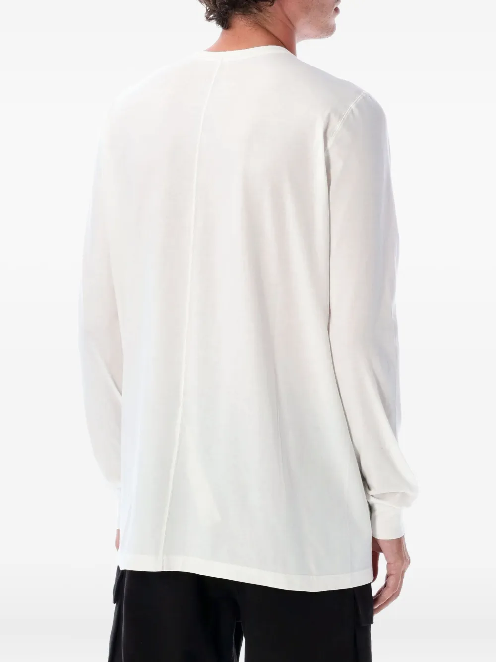 Rick Owens long-sleeve cotton T-shirt - Wit