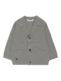Mayoral buttoned patch-pocket cardigan - Grey